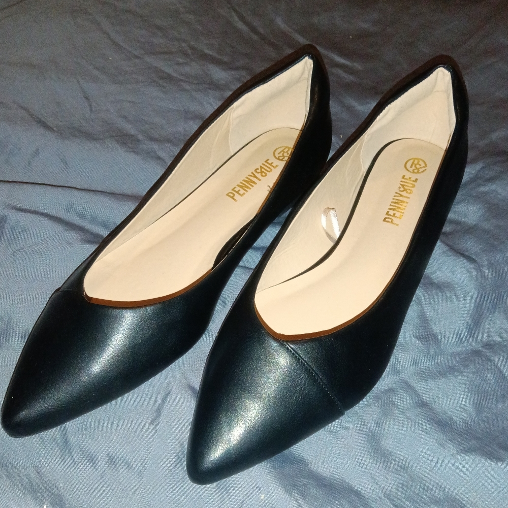 Women's black flats size 9.5 - Penny Sue NWOT